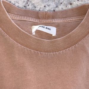 ANINE BING Mustard Tee